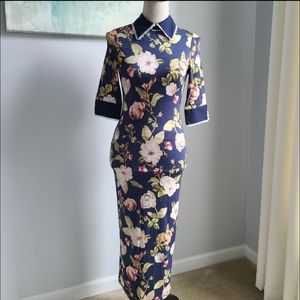 ALICE + OLIVIA Delora Midi Dress